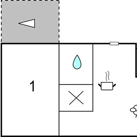 شقة One-bedroom In Okrug Gornji