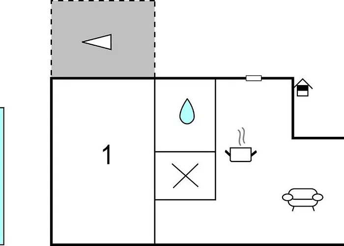 Appartement One-bedroom In Okrug Gornji